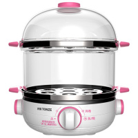 天际DZG-W414F蒸蛋器家用煮蛋机煎蛋器小型早餐机多功能全自动14枚双层煮蛋煎蛋