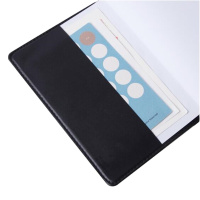 得力(deli)32K80张基础款随身皮面本 黑7902