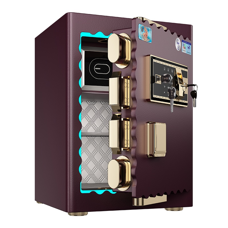 虎牌电子保险箱/柜3C认证家用办公45厘米高FDX-A/D40.I全钢床头柜广州深圳南京北京新品