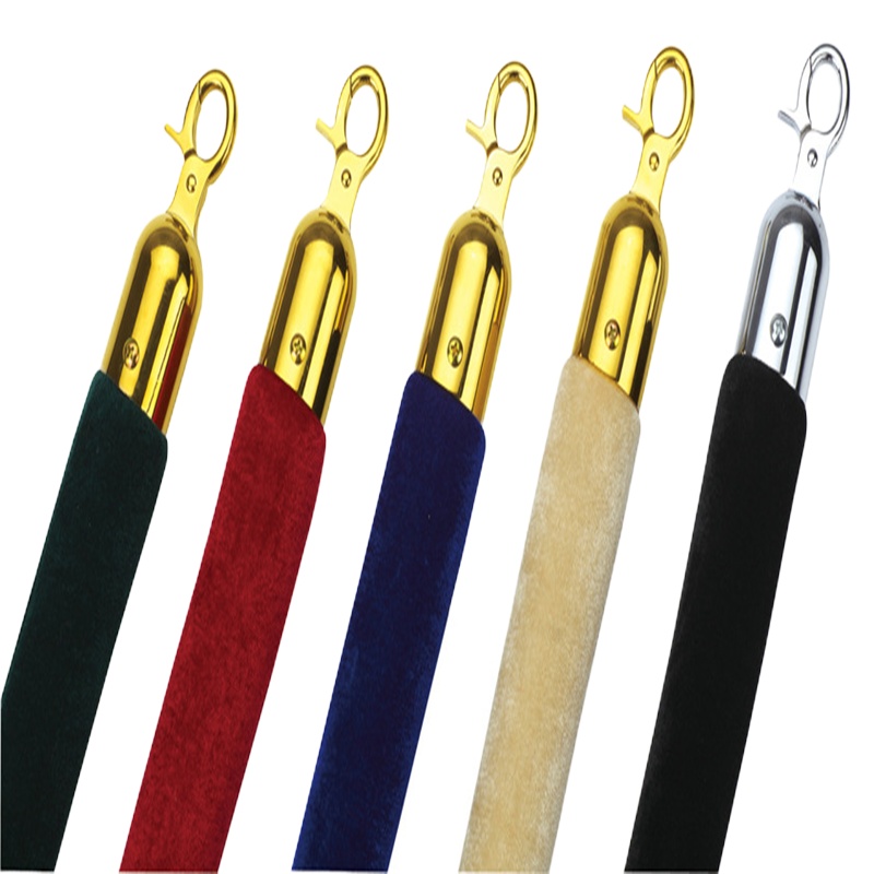 物业 礼宾杆 麻花绳