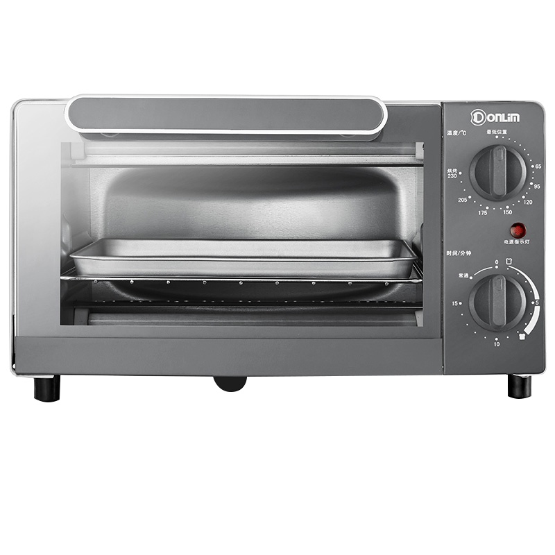 东菱(DonLim)电烤箱TO-9428V 家用多功能全自动小型烤箱北极灰迷你烤箱