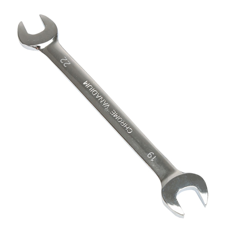 万克宝镜面全抛光双开扳手优质铬钒钢扳手 19*22mm W073014