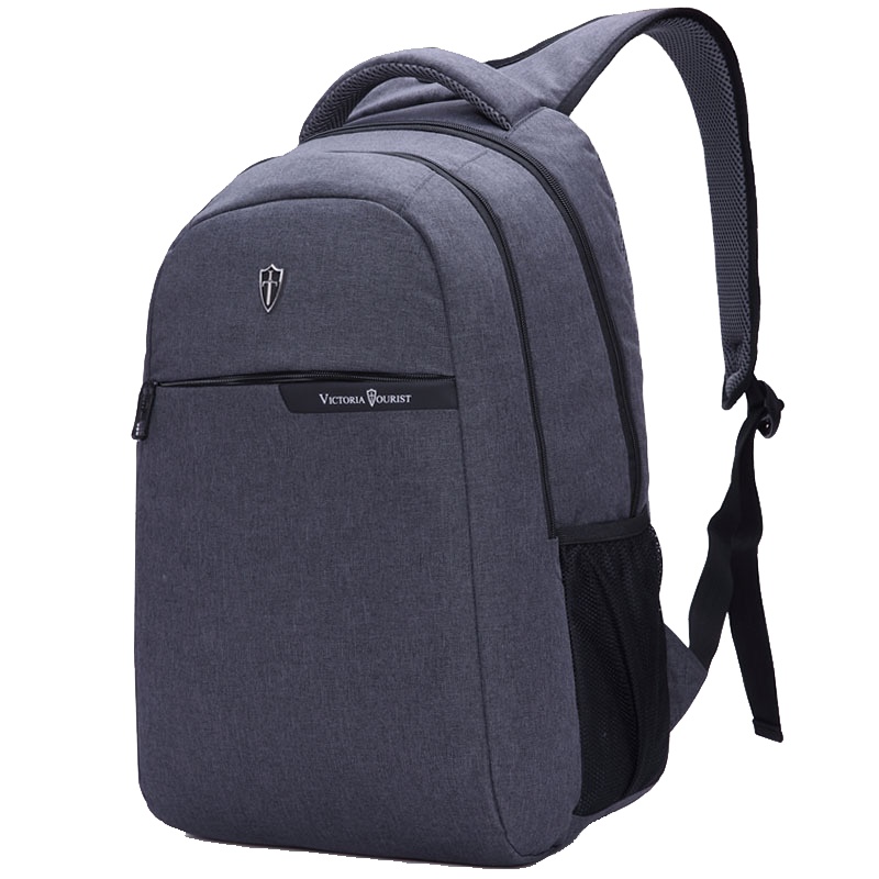 维多利亚旅行者 VICTORIATOURIST 15.6英寸双肩电脑包 书包笔记本包背包v9003灰色电脑数码包