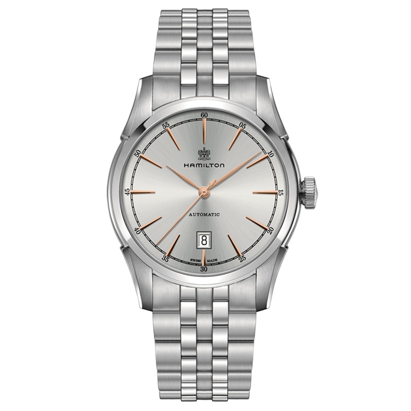 汉米尔顿(Hamilton)瑞士手表美国经典系列钢带休闲自动机械男士手表H42415051