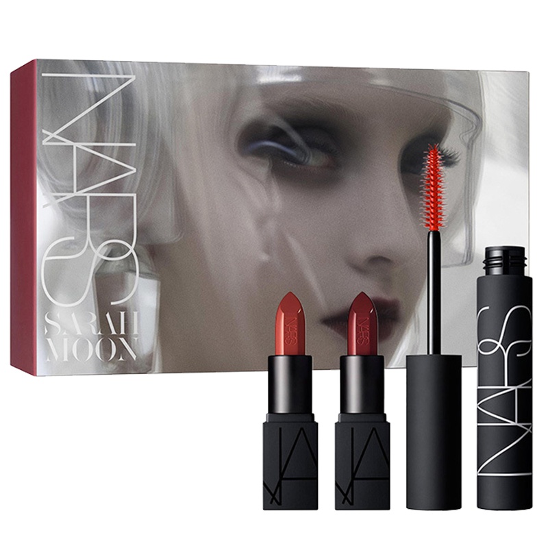 纳斯(NARS)真实自我眼唇彩妆套装/惹火唇膏(2.3gx2色)睫毛膏(正货)任何肤质/定妆