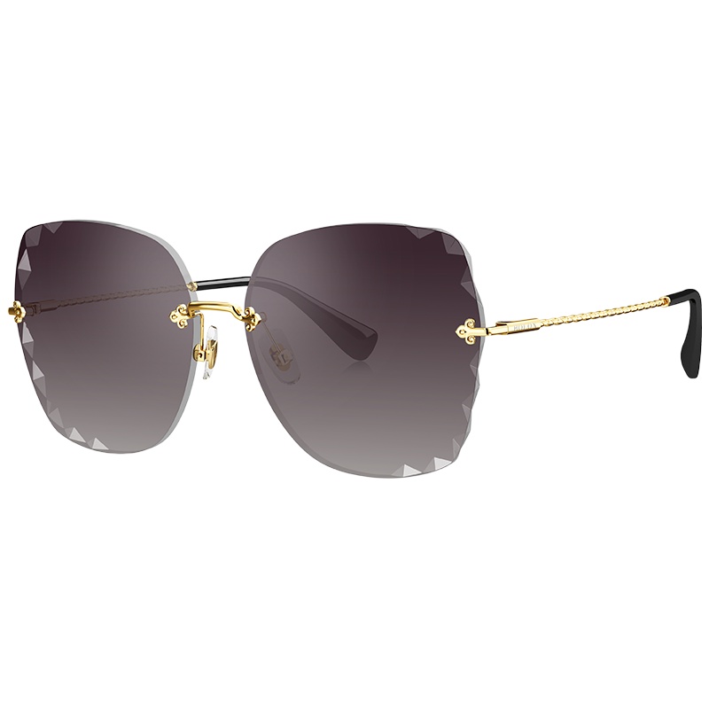 BOLON暴龙2020新款太阳镜蝶形钻石切割墨镜金属框潮流眼镜女BL7099