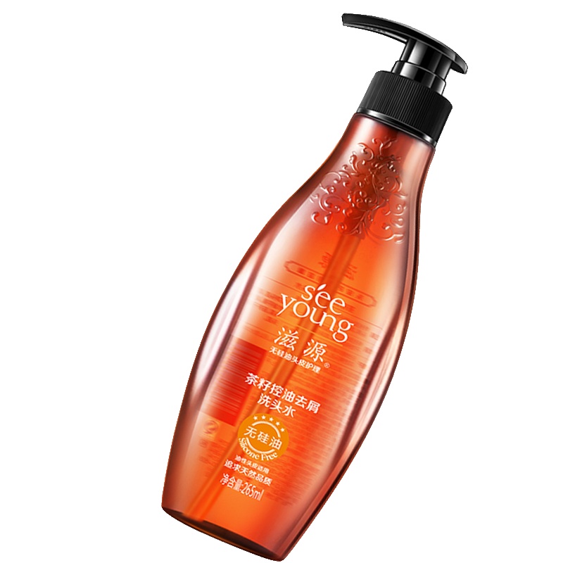 滋源 265ml茶籽去屑洗头水油性 1瓶装(单位:件)