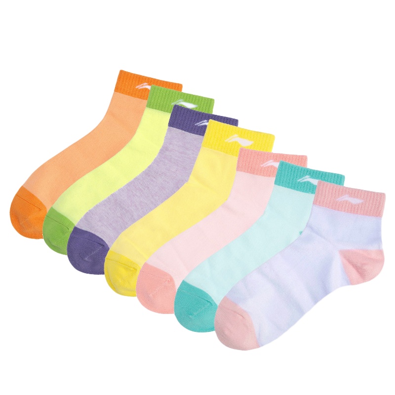 LI-NING KIDS女小童中大童短袜