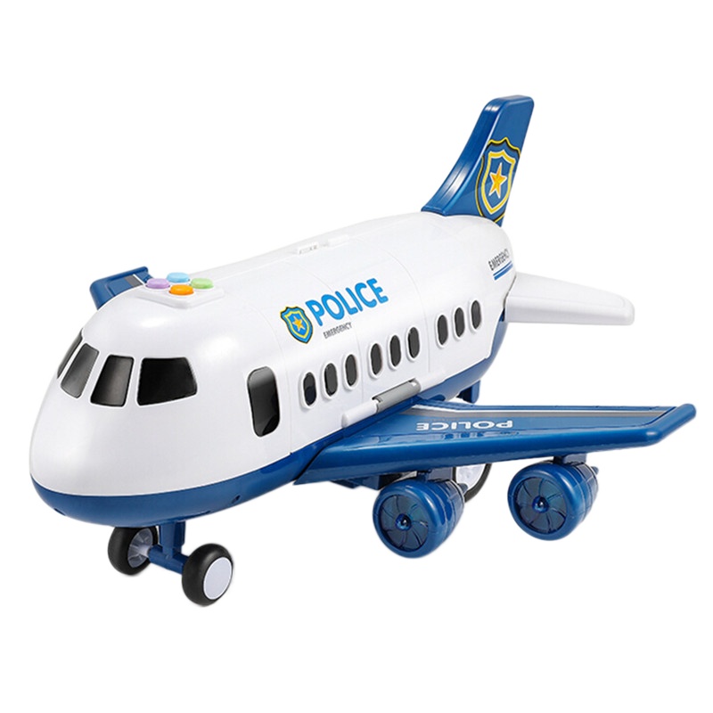 儿童玩具男孩2-3岁音乐飞机模型贝杰斯宝宝启智早教生日礼物 工程大冒险[含4辆合金车+11件路标]六一节礼物