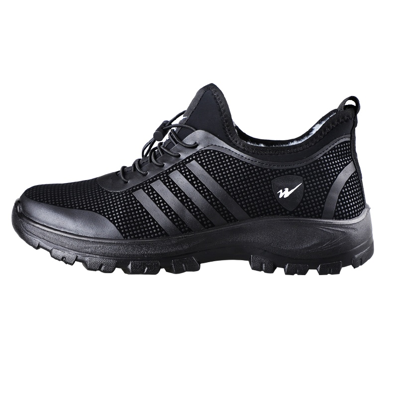 双星运动鞋2020冬款男款黑色潮百搭休闲冬季加绒加厚保暖棉鞋