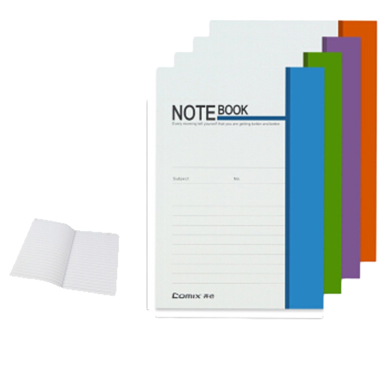 齐心(COMIX) C32080 通用系列办公软抄本 32K 58张 5个装 HB