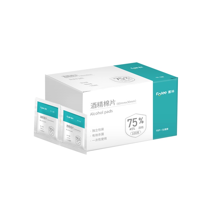 富林 酒精棉片 6cm*6cm(100片/盒)*6盒