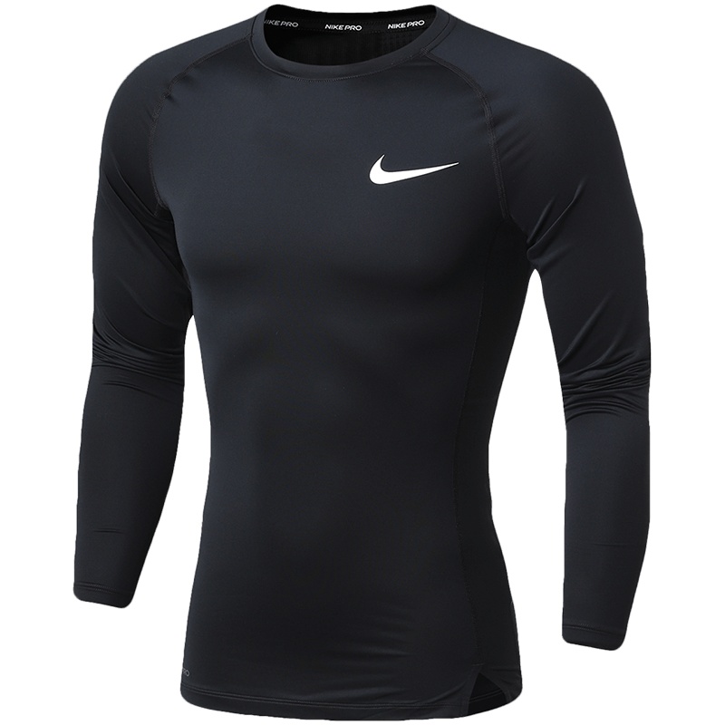 NIKE耐克男装长袖T恤圆领健身透气跑步训练运动服BV5589