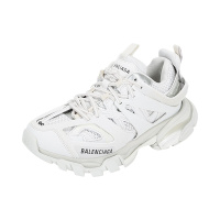 巴黎世家 BALENCIAGA 女士织物/聚氨酯水洗做旧风格TRACK运动鞋老爹鞋542436 W1GB1