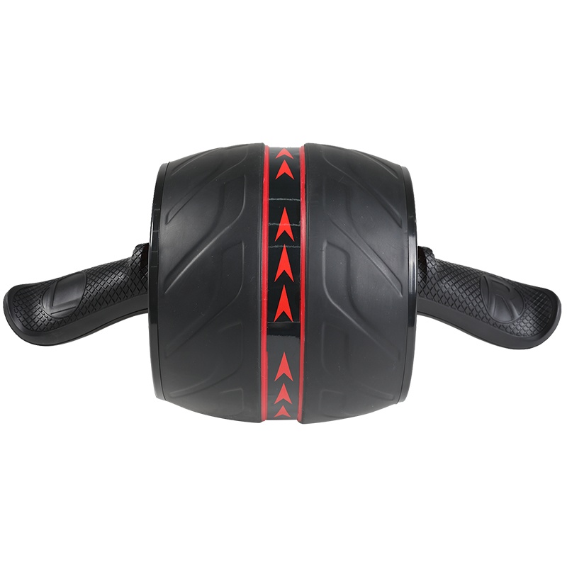 铁人自动回弹健腹轮 锻炼腹肌轮收腹机部巨轮弹簧家用健身轮器材男女通用室内