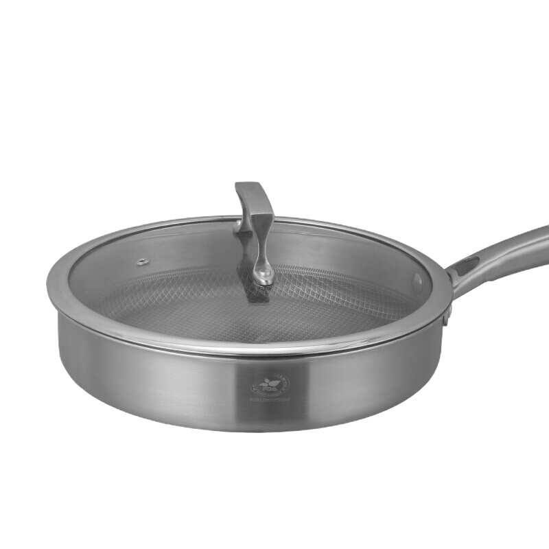 康巴赫 中式蜂巢不锈钢煎盘复合钢26cmJQG26A1(单位:套)