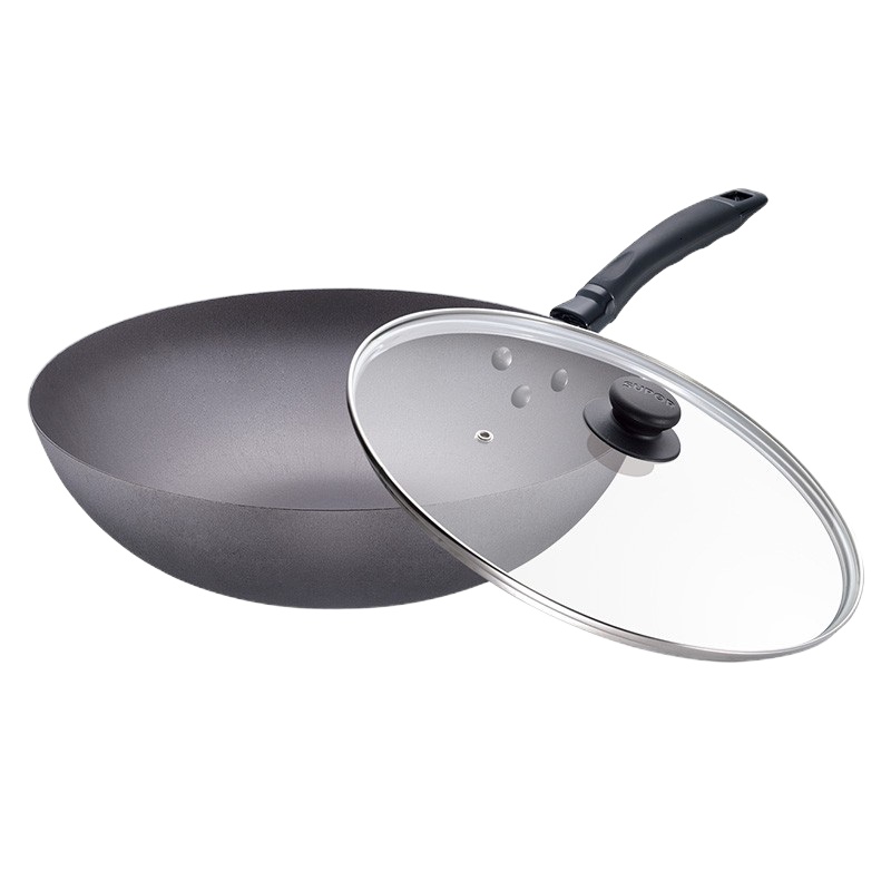 苏泊尔(SUPOR) 精铸铁锅·玻璃盖30cm FC30Q2 单个装