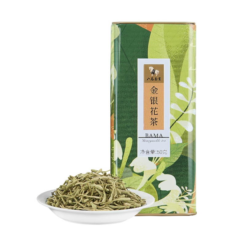 八马茶叶 花茶金银花茶花草茶代用茶罐装50g