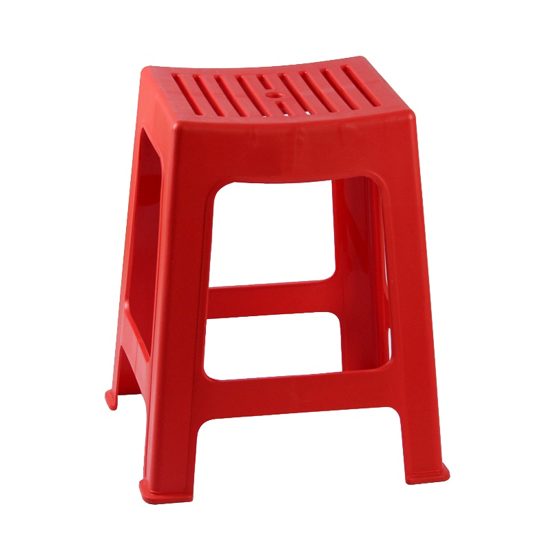 塑料凳子条纹塑料凳加厚防滑高方凳 28*25*44cm(个)[CWFD]