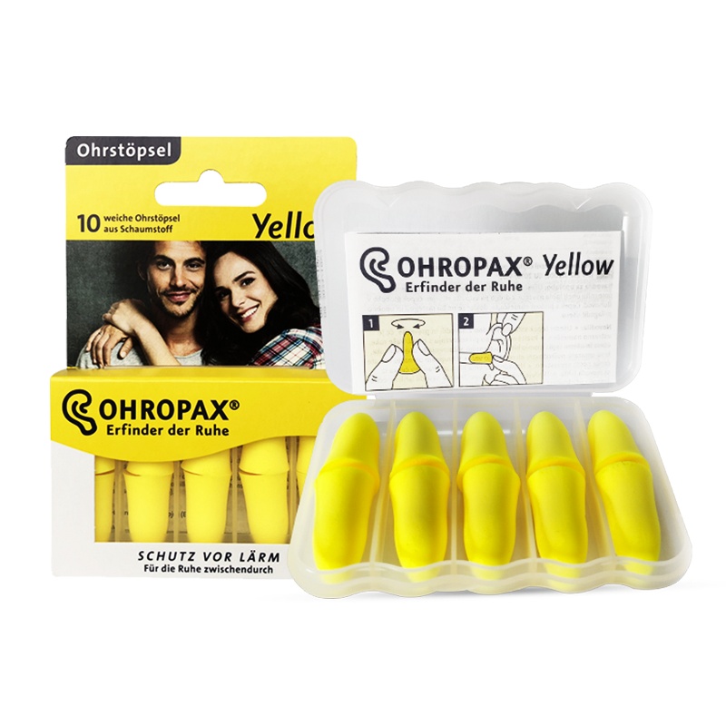 德国ohropax隔音耳塞防噪音睡眠宿舍吵闹抗噪神器专业防打呼噜声