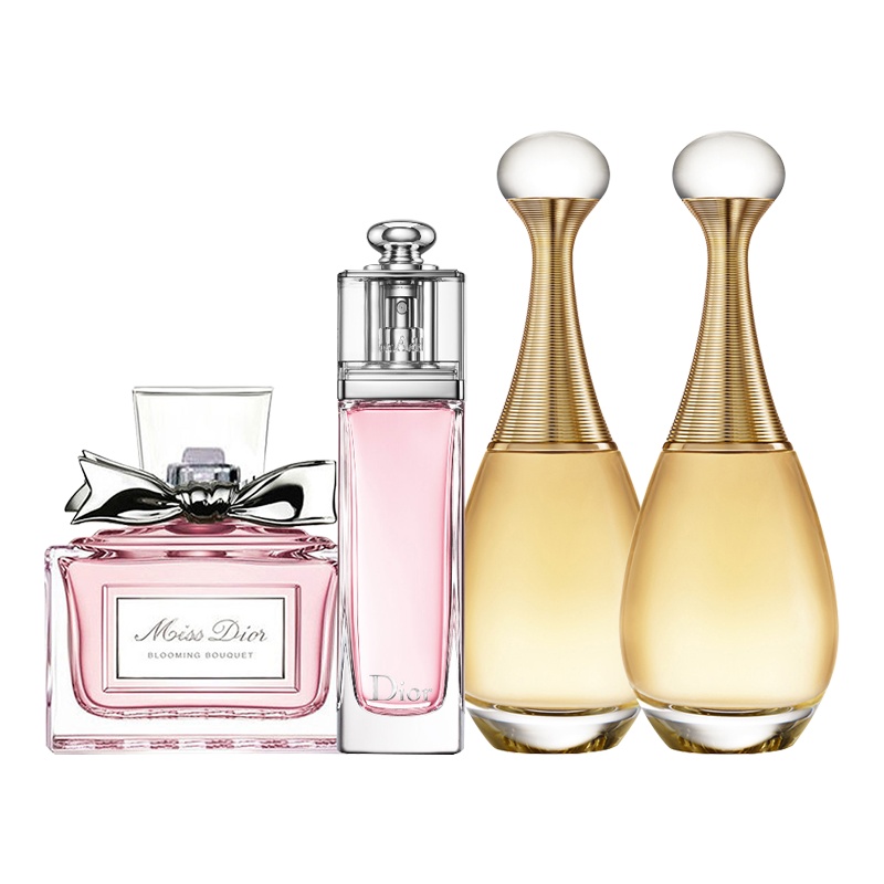 【520提前购】Dior迪奥女士香水Q版四件套礼盒（真我X2+甜心+魅惑）每瓶5ml小样