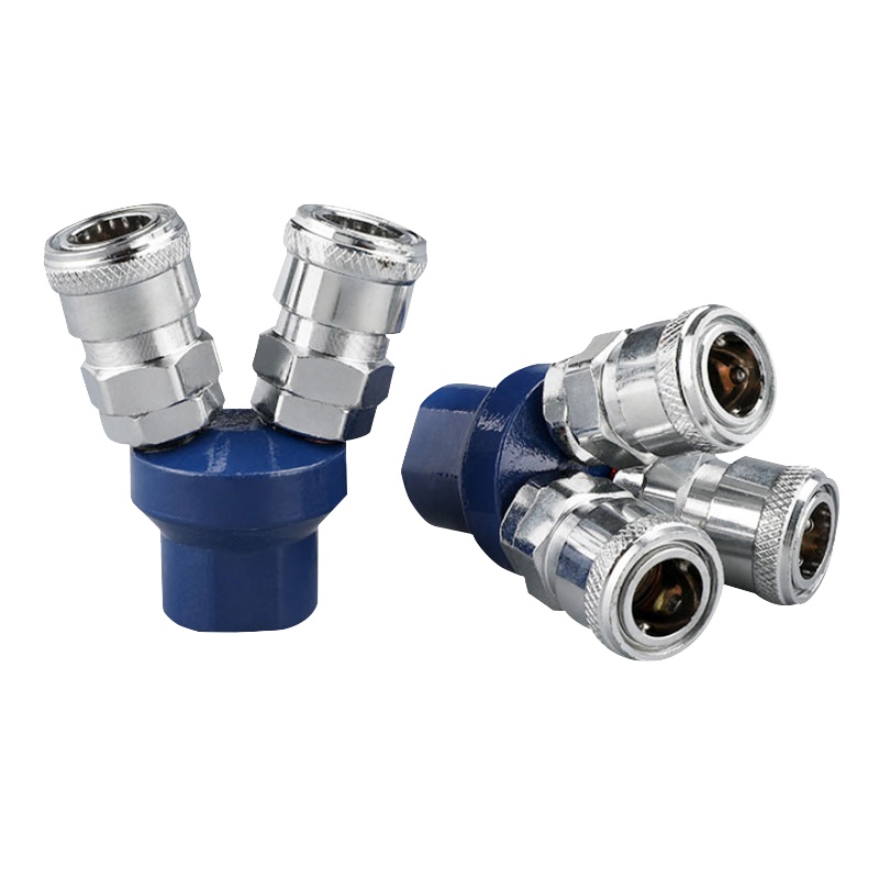 冰禹 SNll-17 圆三通圆二通 C式快速接头 快插气动SMYSMV自锁接头气动元件 直五通