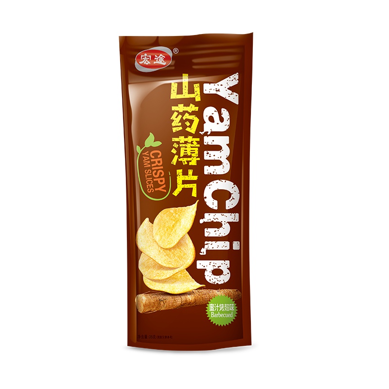宏途山药薄片蜜汁烤翅味35G