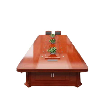 逐鹿中原油漆会议桌办公桌HR0555洽谈桌