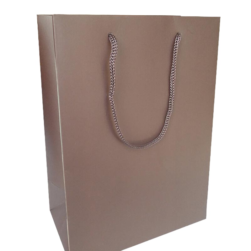 萃姿尔(TRESOR)牛皮纸礼品袋礼物袋纸质手提袋14X15X7cm小号10个装 咖啡色