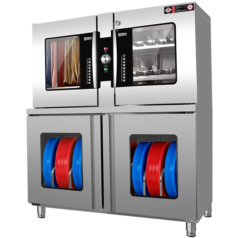 圣托(Shentop)热风循环菜刀砧板组合消毒柜 厨房毛巾抹布保洁柜 紫外线刀具带锁消毒柜 ZTP700-Q8