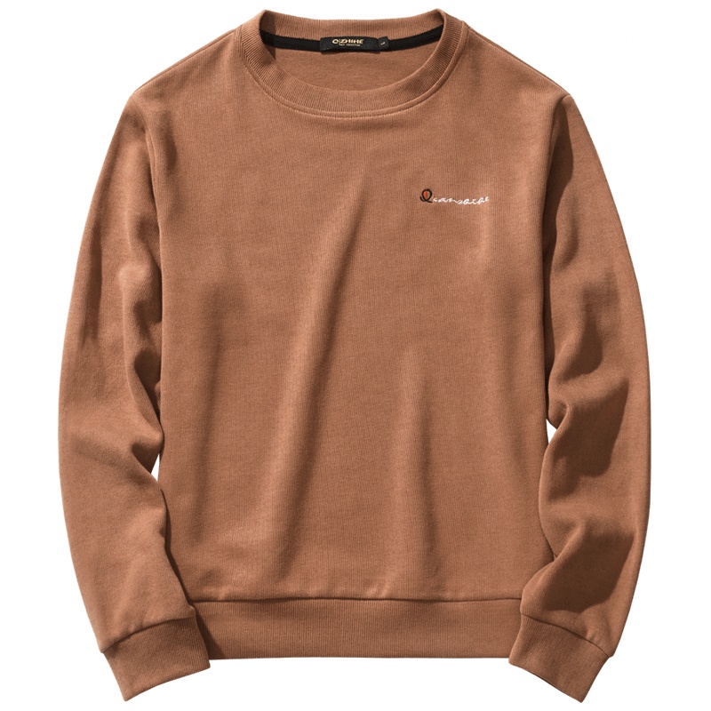 千纸鹤男装2019新款圆领情侣装上衣男青年潮流休闲宽松卫衣15131