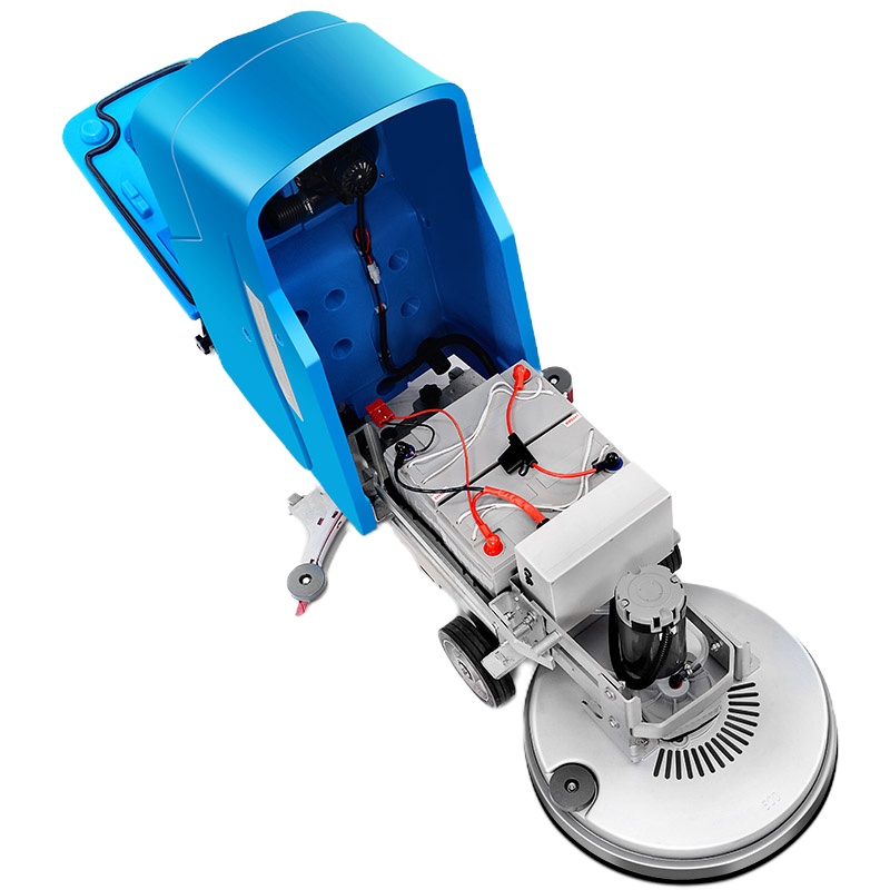 TYR 洗地机商用工厂手推式擦地机 R-20全自动免维护电瓶