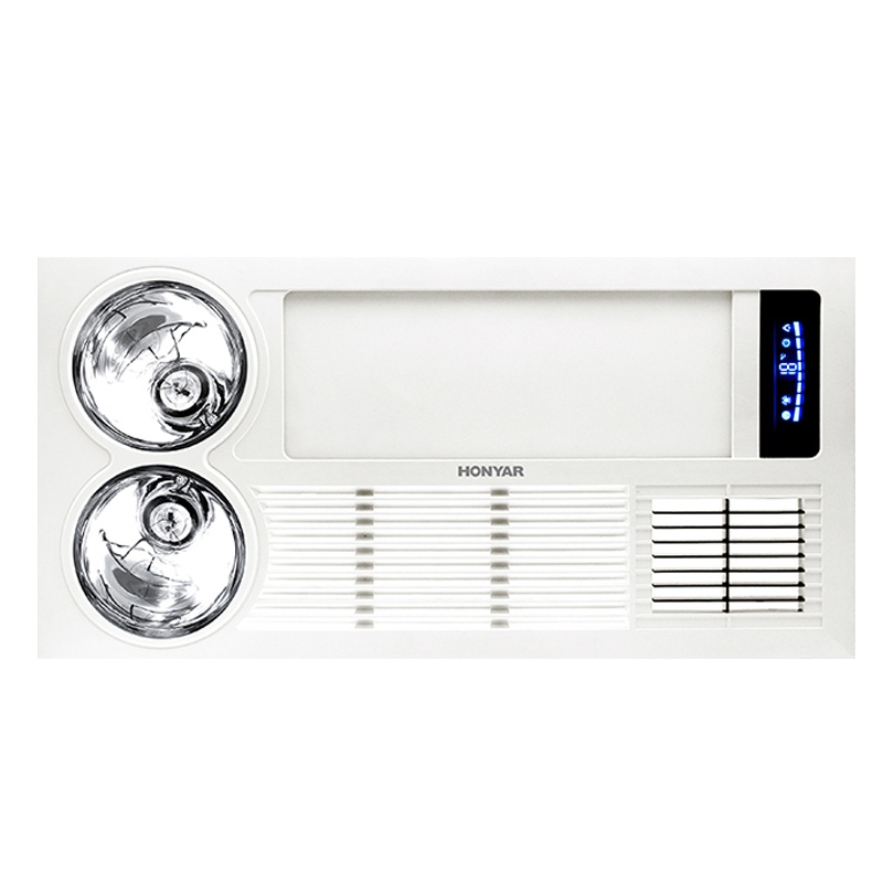 鸿雁(HONYAR)智能灯暖风暖组合制暖浴霸 集成吊顶 LED照明多功能嵌入式浴室暖风机卫生间取暖器FZHZ27-D28