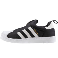 adidas阿迪达斯三叶草阿迪达斯秋冬款童贝壳头SUPERSTAR男小童4-10岁低帮套脚休闲鞋S32130