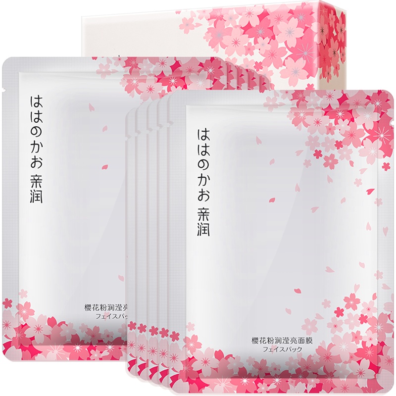 亲润 MOM FACE樱花水粉润滢亮孕妇护脸面膜10片*25ml孕妈面部护肤