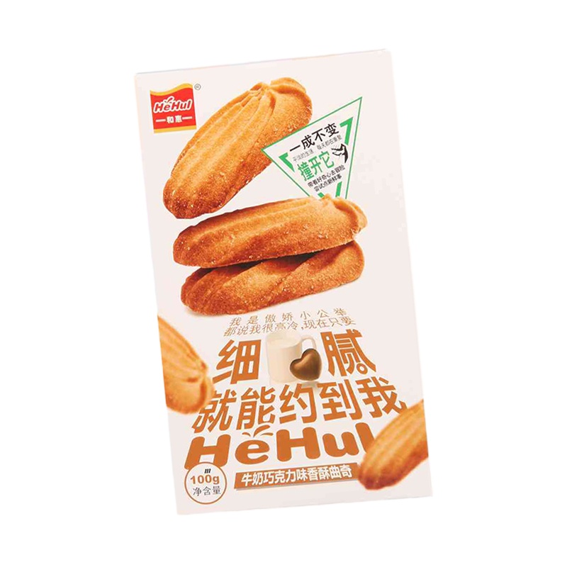 和惠 牛奶巧克力味香酥曲奇 100g