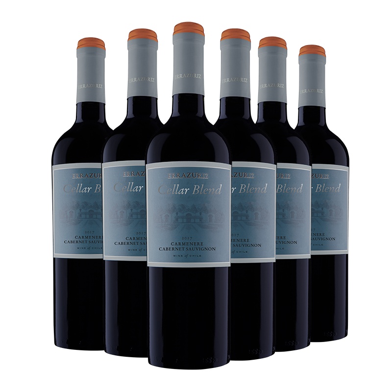 智利原瓶进口红酒 伊拉苏酒窖混酿佳美娜赤霞珠干红葡萄酒 750ml*6 整箱装