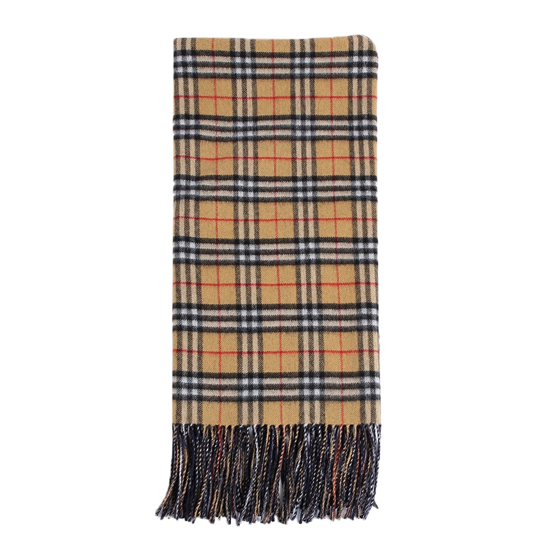 BURBERRY 博柏利 男女通用款VINTAGE格纹羊绒双面两用围巾 40688721