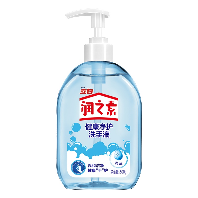 [洗手液]润之素洗手液家用抑菌泡沫丰富芦荟海盐柠檬泡沫抑菌按压瓶洗手液批发