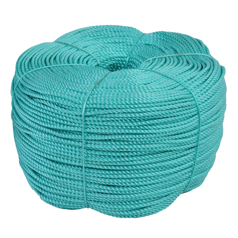 绳子捆绑绳尼龙绳子耐磨闪电客晾衣晒被绳户外货车绿色聚乙烯塑料绳粗细 6mm50米