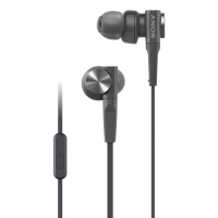 索尼(SONY)重低音立体声免提通话耳机MDR-XB55AP 黑色