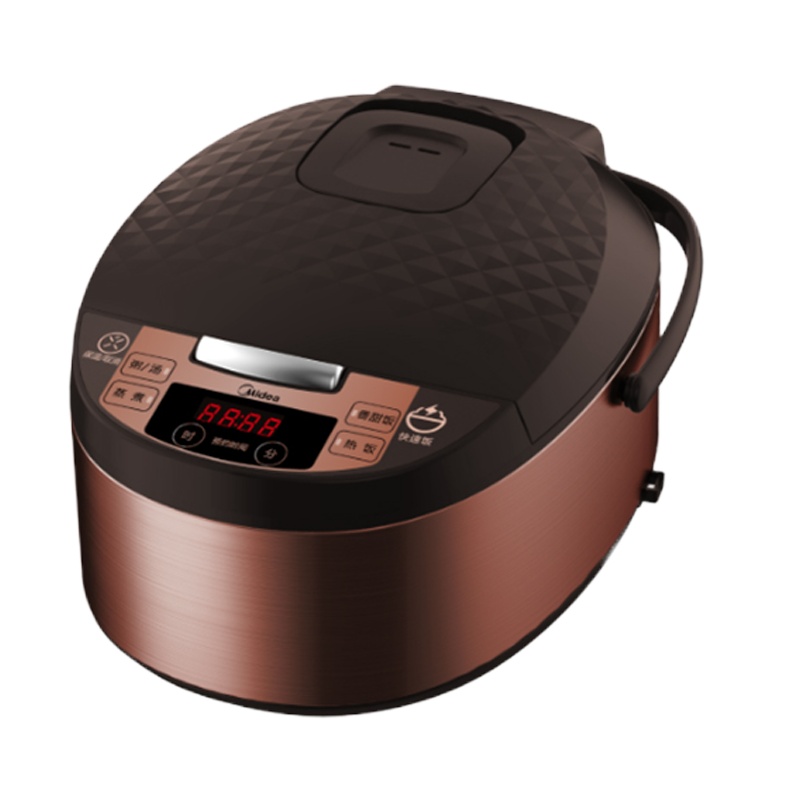 美的/Midea FS4073A 电饭煲 智能饭锅家用多功能预约 不粘电饭煲 预约功能 排水槽 底盘加热 黄晶蜂窝内