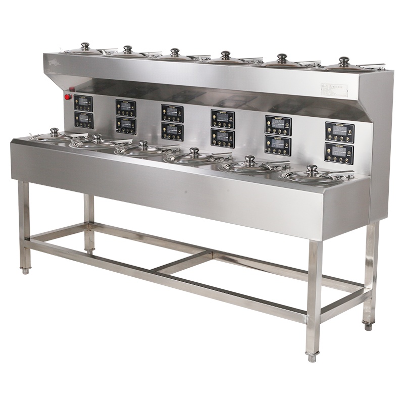 飞天鼠(FTIANSHU) 煲仔饭机商用全自动智能数码外卖电煲仔炉瓦煲砂煲锡纸 12头双层单排