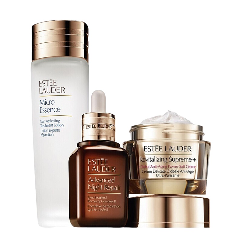 [保税发货]雅诗兰黛护肤套装 小棕瓶精华50ml+微精华150ml+智妍面霜75ml