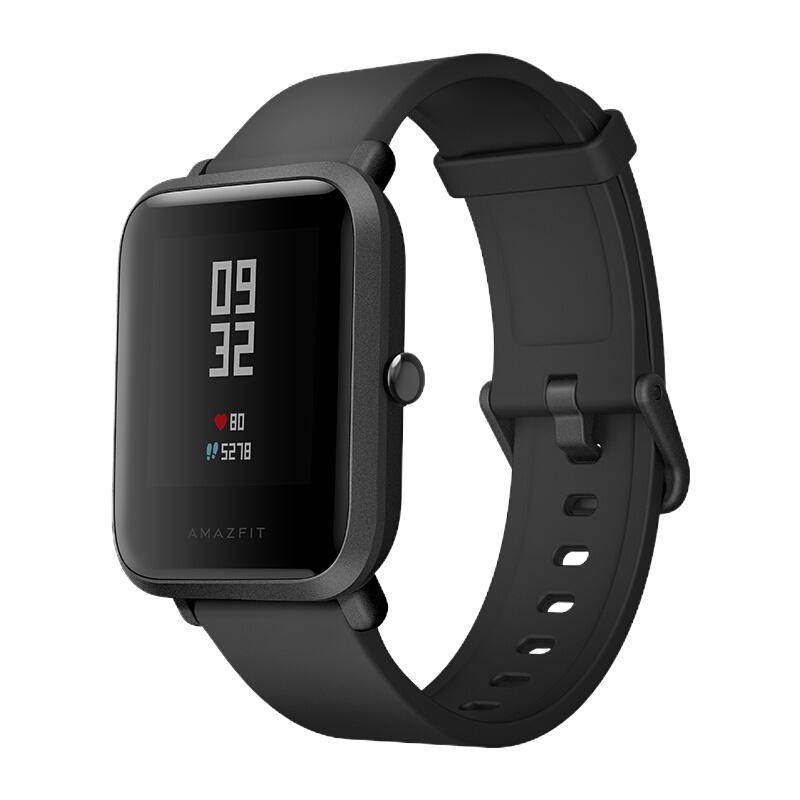 小米AMAZFIT 米动手表青春版 曜石黑 华米科技出品 智能手表 运动手表 心率 睡眠 GPS 蓝牙 通知