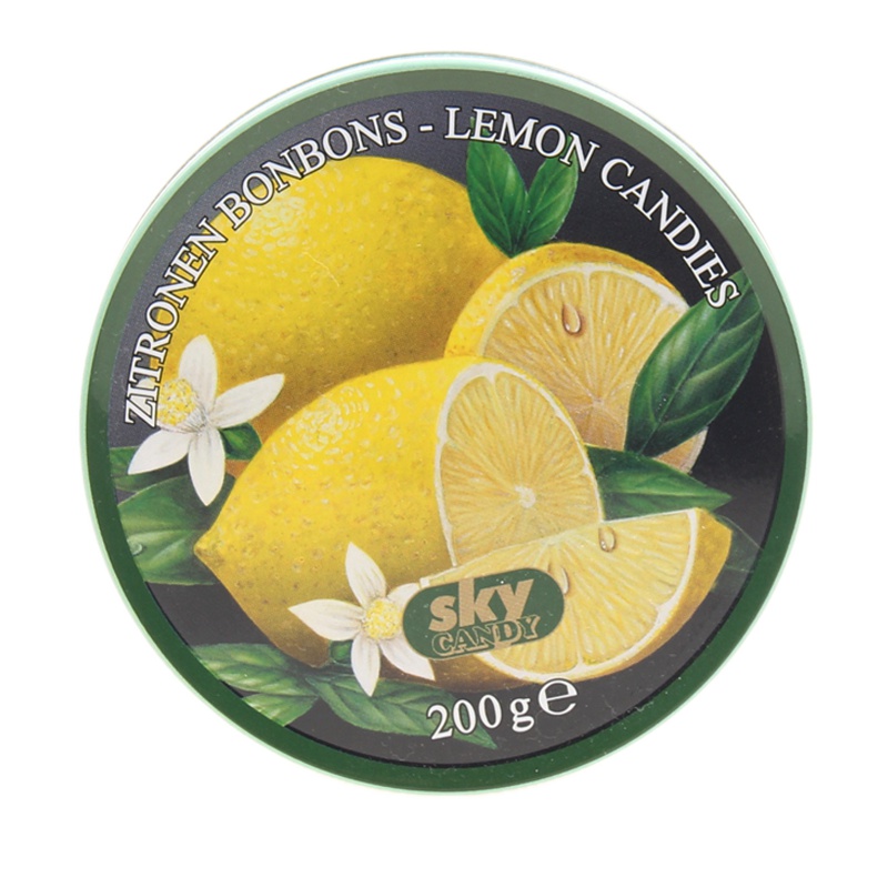 德国进口嘉云姿嘉系列柠檬味糖硬糖礼盒 绿铁罐喜糖网红零食创意糖果