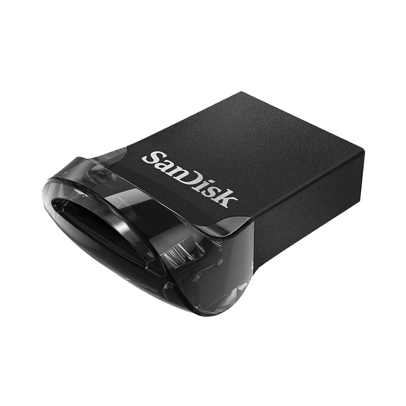 闪迪(Sandisk)16GB U盘 至尊高速酷豆 CZ430 USB3.2 电脑车载优盘 读130MB/s 黑色