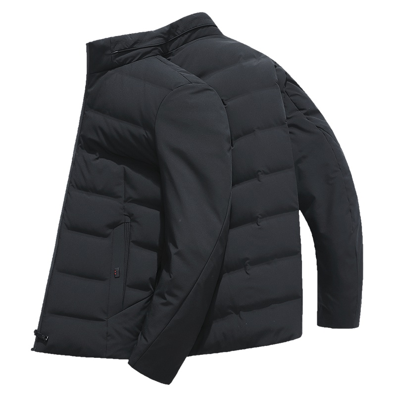 雪中飞男装2019秋冬新款潮流时尚青年显瘦简约立领短款羽绒服夹克外套