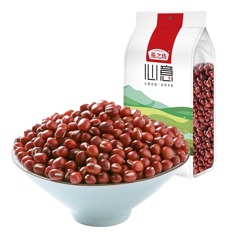 燕之坊心意珍珠红小豆2斤装 豆沙原料红豆 粗粮杂粮