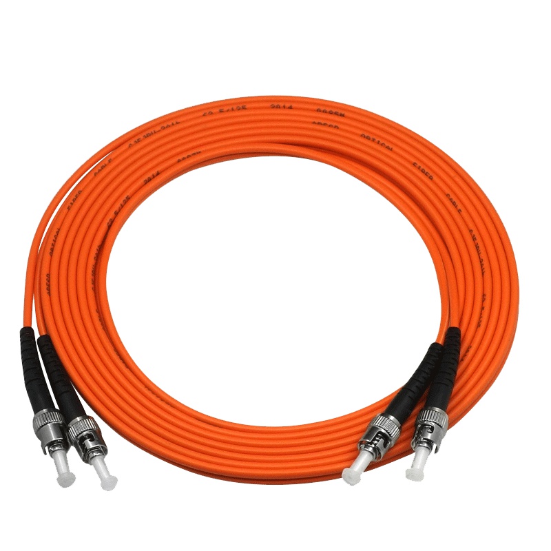 辉宏时代LC-ST10米多模双芯双纤光纤跳线电信级尾纤光纤光缆ST-LC